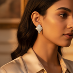 将图像加载到图库查看器中, 女士银钻耳钉 | 精致珠宝礼品