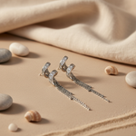 将图像加载到图库查看器中, 925 Silver Chain Dangle Earrings for Women | Party Jewelry