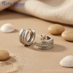 将图像加载到图库查看器中, 女士银色立方氧化锆耳环 | 时尚首饰