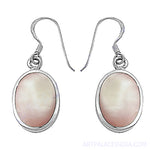 将图像加载到图库查看器中, 925 Sterling Silver Mother of Pearl Earrings for Women | Gift
