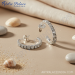 将图像加载到图库查看器中, 925纯银镶嵌立方氧化锆耳环,女士款 | 礼物