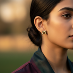 将图像加载到图库查看器中, 925 Silver Citrine Stud Earrings | Square Cut | Women's Gift