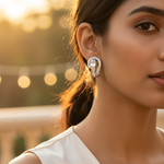 将图像加载到图库查看器中, 925纯银镶嵌立方氧化锆耳环,女士款 | 礼物