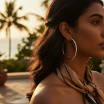Load image into Gallery viewer, 925 Silver Diamond Hoop Earrings | Women's Daily Wear Jewelry