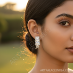 将图像加载到图库查看器中, 女士银色立方氧化锆耳环 | 璀璨珠宝