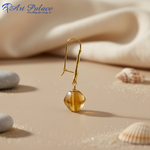 Load image into Gallery viewer, Gold Gemstone Drop Earrings for Women | Statement Jewelry