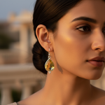 将图像加载到图库查看器中, 925 Silver Citrine Teardrop Earrings for Women | Gemstone Jewelry
