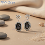 Load image into Gallery viewer, 925 Silver Oval Sapphire Earrings for Women | Dangle Earrings
