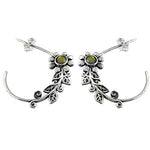 Load image into Gallery viewer, 925 Silver Flower Leaf Hoop Earrings for Women | Gift