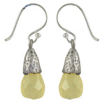 Load image into Gallery viewer, 925 Silver Lemon Quartz Drop Earrings for Women | Dangle Jewelry