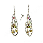 Load image into Gallery viewer, Gemstone Dangle Earrings | 925 Silver | Women's Jewelry Gift