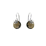 Load image into Gallery viewer, Silver Smoky Quartz Earrings for Women | Dangle Jewelry