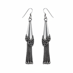 Load image into Gallery viewer, 925 Silver Tassel Dangle Earrings for Women | Gift Jewelry