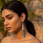 将图像加载到图库查看器中, 925 Silver Tassel Dangle Earrings for Women | Gift Jewelry