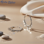 Load image into Gallery viewer, Aros de disco de plata 925 para mujer | Joyas colgantes