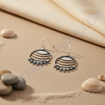Load image into Gallery viewer, 925 Silver Round Dangle Earrings for Women | Statement Jewelry