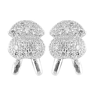 Silver stud earrings for women | daily wear jewelry