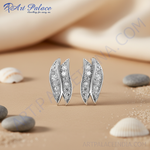 将图像加载到图库查看器中, 925纯银镶嵌立方氧化锆耳钉,女士款 | 礼品首饰