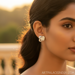 Load image into Gallery viewer, Silver Heart Stud Earrings for Women | Dainty Daily Jewelry