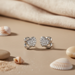 将图像加载到图库查看器中, Silver Heart Stud Earrings for Women | Dainty Daily Jewelry