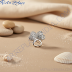 Load image into Gallery viewer, Pendientes de plata con forma de corazón para mujer | Con cristales