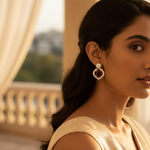 Load image into Gallery viewer, Pendientes de plata y rubí para mujer | Joyas con piedras preciosas