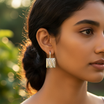 Load image into Gallery viewer, 925 Silver Cubic Zirconia Earrings for Women | Daily Wear