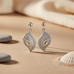 Load image into Gallery viewer, 925 Silver Leaf Dangle Earrings for Women | Daily Wear