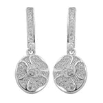 Load image into Gallery viewer, 925 Silver Floral Drop Earrings for Women | Dangle Earrings