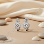 将图像加载到图库查看器中, 925纯银镶嵌立方氧化锆耳环(女士款)| 礼品首饰