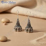 Load image into Gallery viewer, Pendientes Jhumka de plata 925 para mujer | Joyería étnica