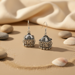 Load image into Gallery viewer, Pendientes Jhumka de plata 925 para mujer | Joyería india