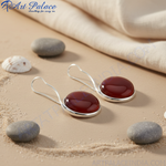 将图像加载到图库查看器中, 925纯银玛瑙耳环(女士款)| 垂坠耳环