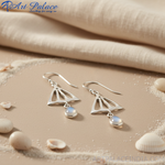Load image into Gallery viewer, 925 Silver Moonstone Teardrop Earrings for Women | Gift