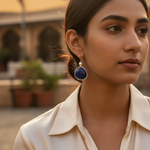 Load image into Gallery viewer, 925 Silver Lapis Lazuli Drop Earrings | Women's Jewelry