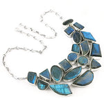 Load image into Gallery viewer, 925 Silver Labradorite Gemstone Necklace for Women
