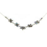 Load image into Gallery viewer, 925 Silver Moonstone Flower Necklace for Women | Gift Jewelry
