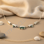 Load image into Gallery viewer, 925 Silver Pearl & Turquoise Necklace for Women | Fashion Jewelry