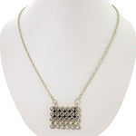 Load image into Gallery viewer, Silver Geometric Pendant Necklace for Women | Minimalist Jewelry