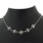 Load image into Gallery viewer, 925 Silver Flower Necklace | Women's Floral Jewelry Gift