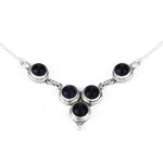 Load image into Gallery viewer, 925 Silver Onyx Necklace for Women | Gemstone Jewelry Gift