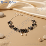 Load image into Gallery viewer, 925 Silver Garnet Gemstone Necklace for Women | Gift Jewelry