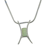 Load image into Gallery viewer, 925 Silver Jade Pendant Necklace for Women | Minimalist Jewelry
