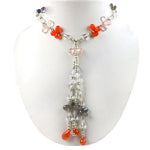 Load image into Gallery viewer, Gemstone Flower Necklace for Women | Colorful Beaded Jewelry