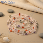 Load image into Gallery viewer, Beaded Gemstone Necklace | Pink Seed Bead Jewelry for Women