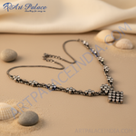 Load image into Gallery viewer, Oxidized Silver Crystal Necklace for Women | Gift Jewelry