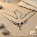 Load image into Gallery viewer, 925 Silver Gemstone Necklace for Women | Colorful Stone Jewelry