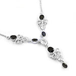 Load image into Gallery viewer, 925 Silver Black Gemstone Necklace for Women | Fashion Jewelry