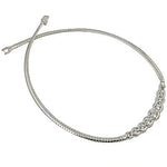 Load image into Gallery viewer, Silver Cubic Zirconia Necklace | Women's Elegant Jewelry