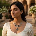 Load image into Gallery viewer, 925 Sterling Silver Smoky Quartz Necklace for Women